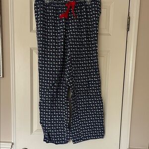 Vineyard Vines Navy Pajama Pants with Red and White Accents